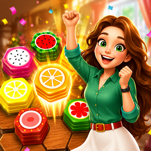 Hexa Color Slide: Match & Sort Tile Puzzle Game