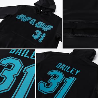 Fanscustom Custom Graffiti Sweatshirts Personalized Design Your Own Hoodie Customized Pullover Stitched Name Number Logo