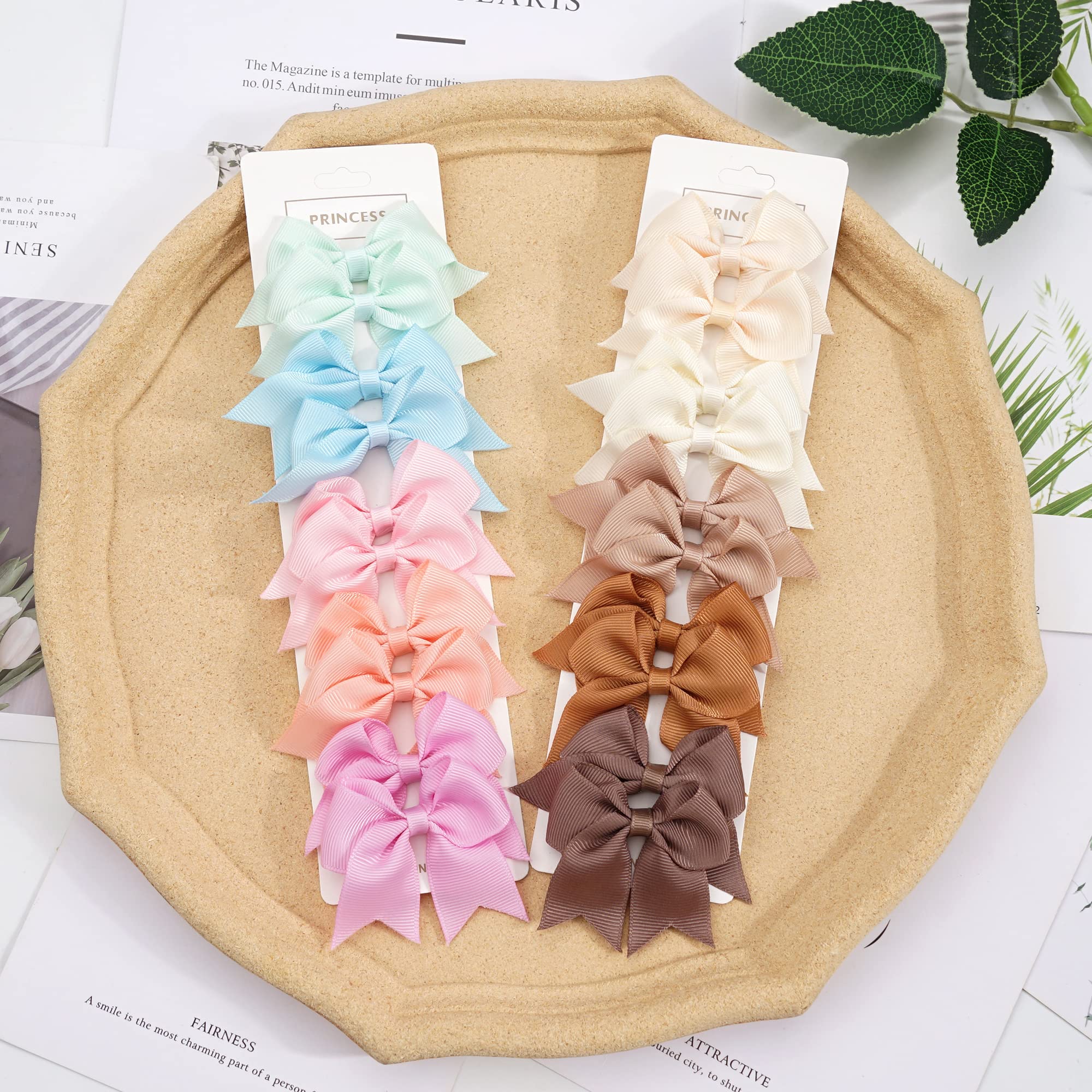 JOYOYO 40 pièces Barrettes cheveux filles, Petites pinces à cheveux Craft de 2.4 pouces pour les cheveux fins de tout-petits