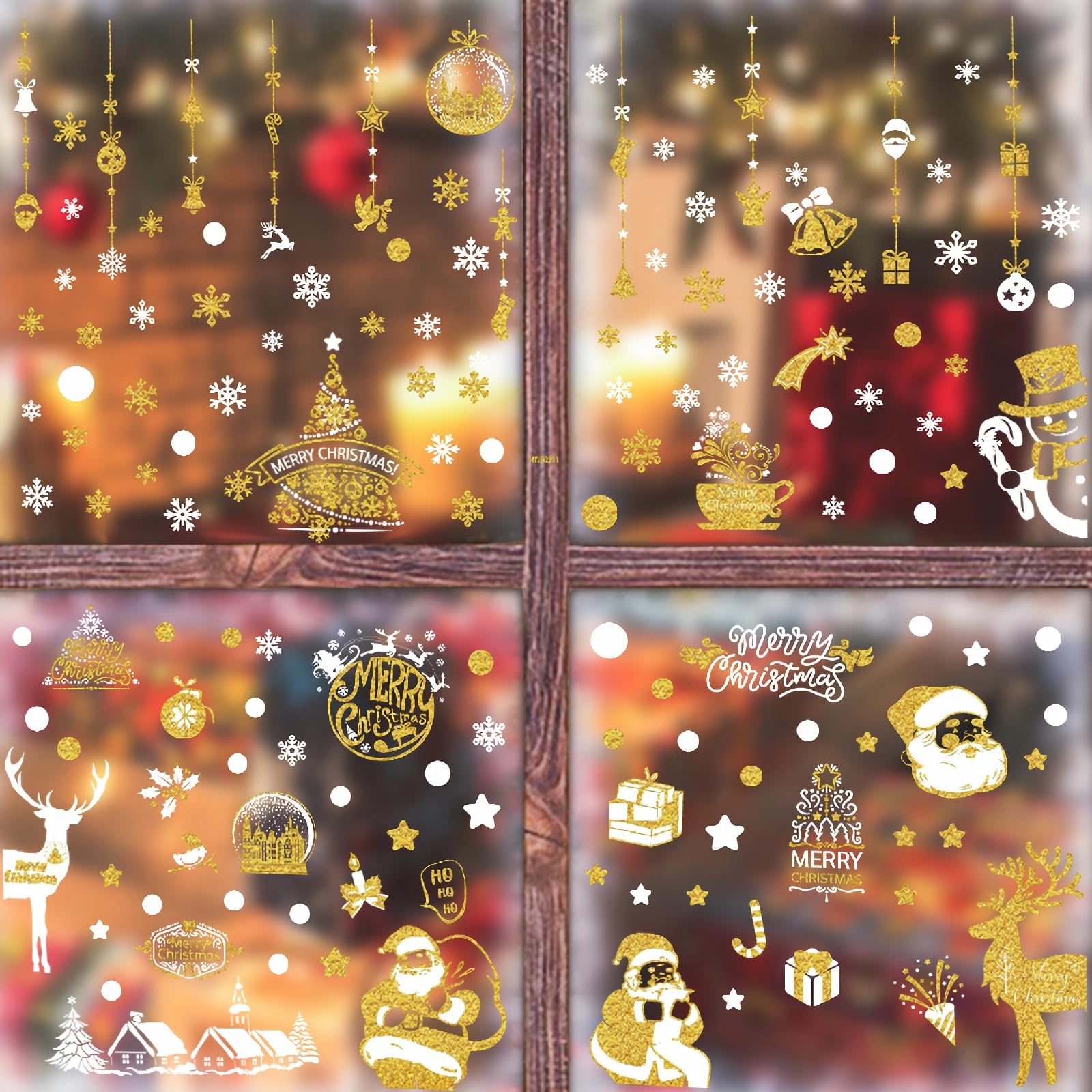 Amazon | 【Charming Club】ウォールステッカー クリスマス 飾り 静電