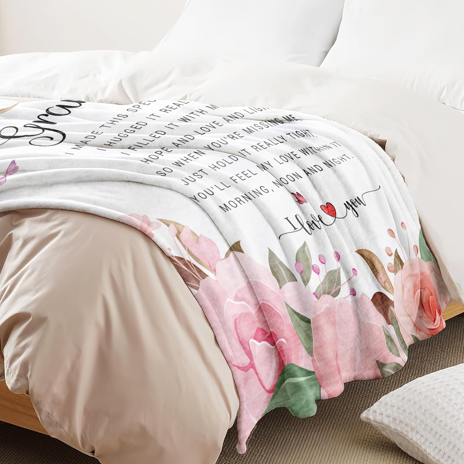 Grammy Gift Blanket 60" x 50" - Grammy Gifts for Grandma - Grammy Birthday Gifts - Gifts for Grammy from Grandchildren/Grandkids - Image 5