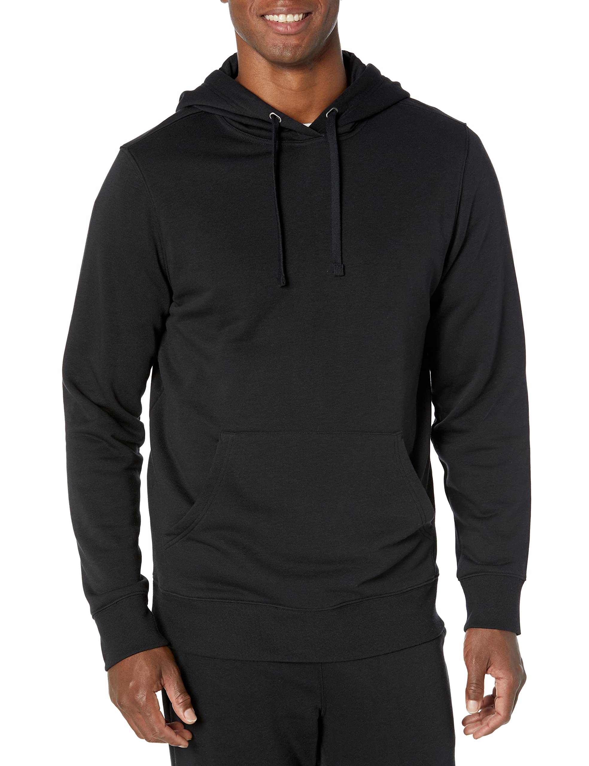 Amazon Essentials Herren Leichter langärmeliger Kapuzenpullover aus French Terry