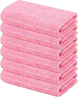 Vista 27 de Mordimy - Paños de cocina de 100% algodón de rizo, paños de cocina suaves y absorbentes a cuadros, trapos para lavar platos de secado rápido, Negro