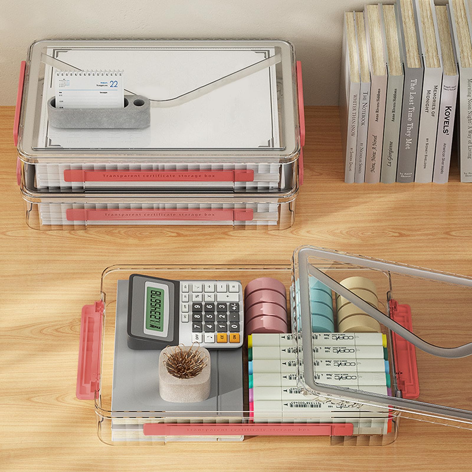 Boîte De Rangement Avec Couvercle, Verrouillable, En