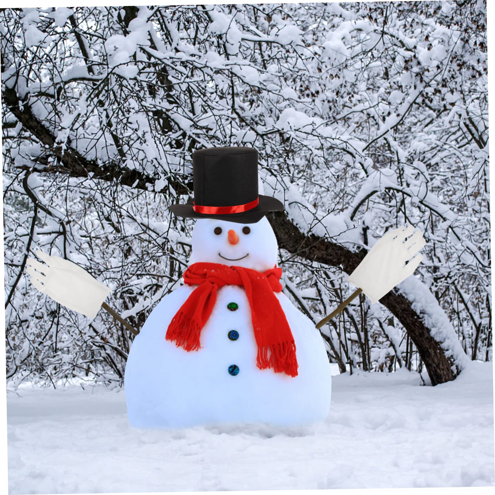 Cabilock 3 Sätze Schneemann Verkleiden Sich Schneemann-baumhut Hut Zubehör Schneemann Bausatz Selber Machen Schneemann-spielzeug-nase Diy-schneemann-dekorationsset Zum Basteln Acryl