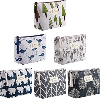 canvas zipper makeup bolsas wholesale