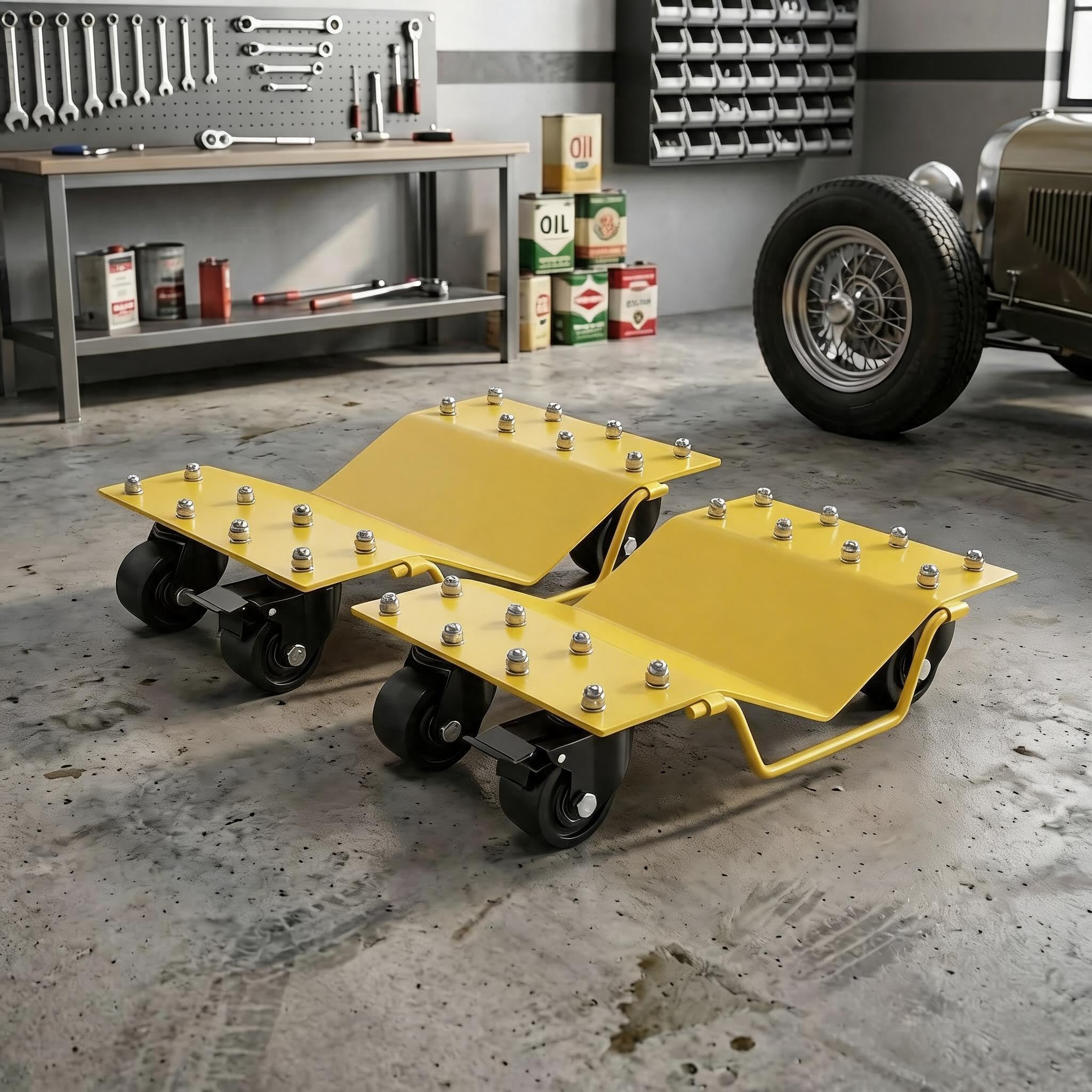 Zstar Auto Transportrollen Schwerlast Rangierhilfen
