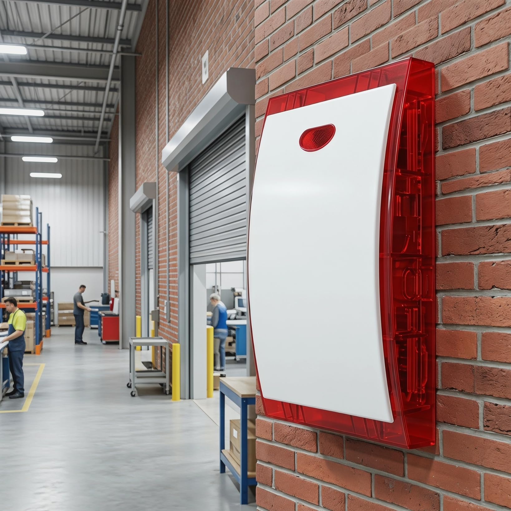Alarma acústica y óptica Ip65 con luz estroboscópica, 12 V, sirena exterior para protección antirrobo y alarma de colisión en la oficina y el sector industrial