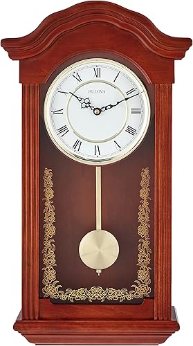 Miniatura 2 de Bulova C4443 - Reloj de timbre de baroneta color caoba