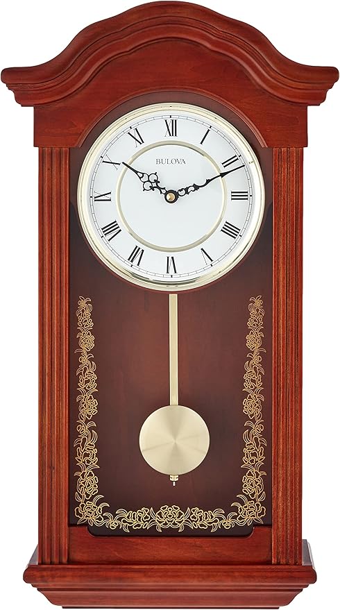 Reloj de Pared Bulova C4443 Baronet Caoba miniatura 3