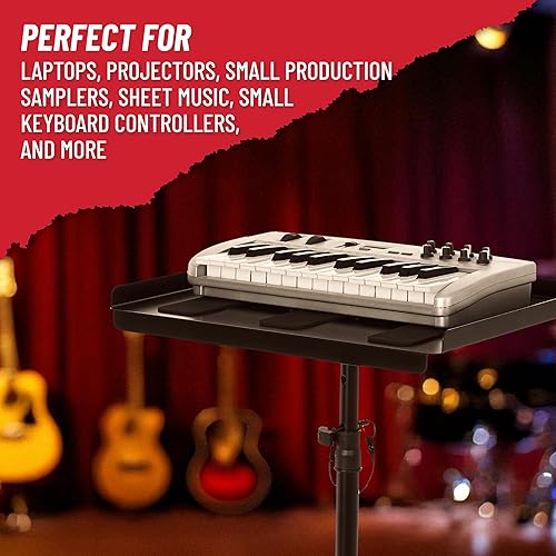 Miniatura 4 de Gator Frameworks Soporte de engranajes multimedia ajustable con soportes de montaje Vesa de 100 x 100  Ideal para portátiles Altura