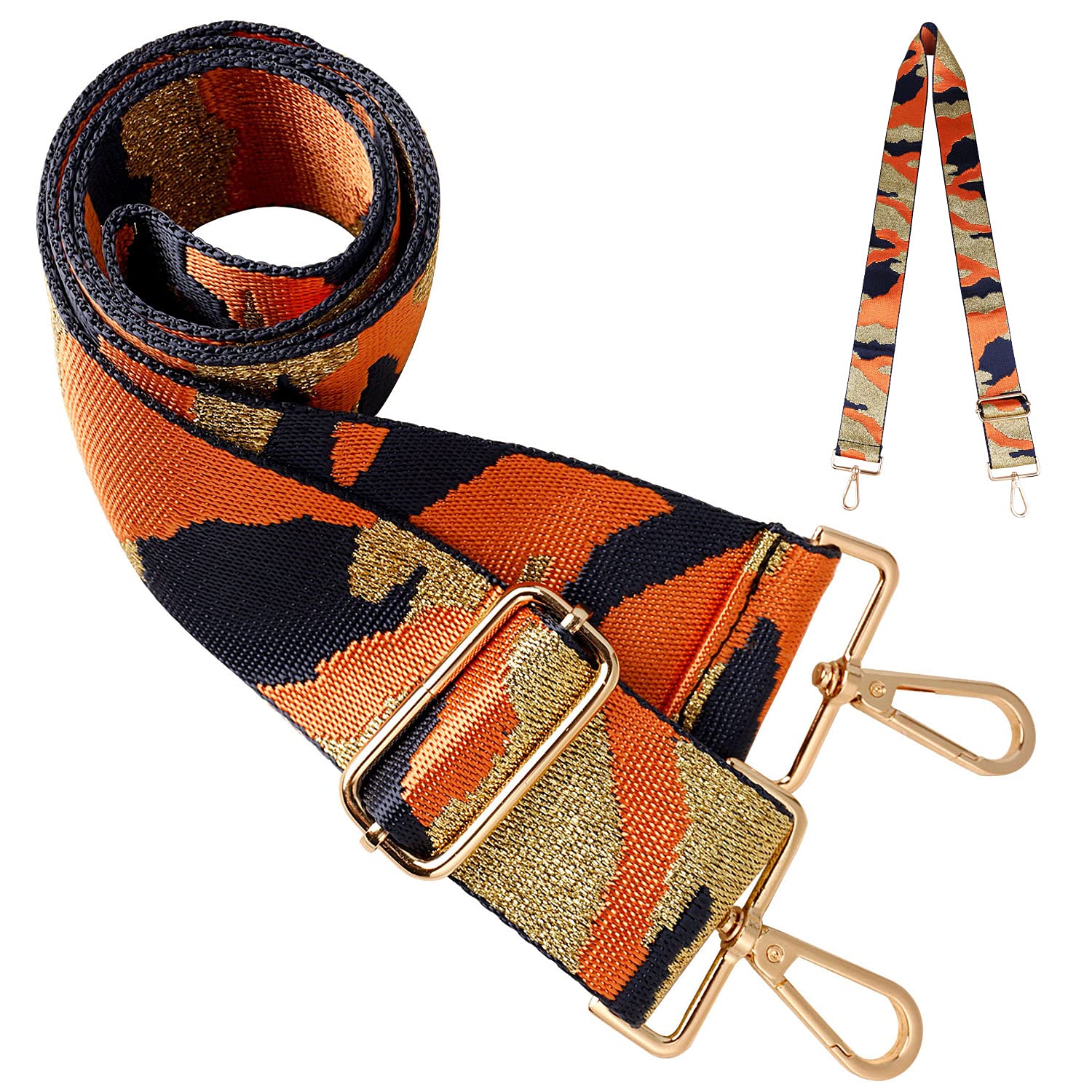 Wide Shoulder Strap, Adjustable Replacement Handbag Strap All Match Long Straps Bag Straps for Handbag Canvas Crossbody Bag, Camouflage(5CM)