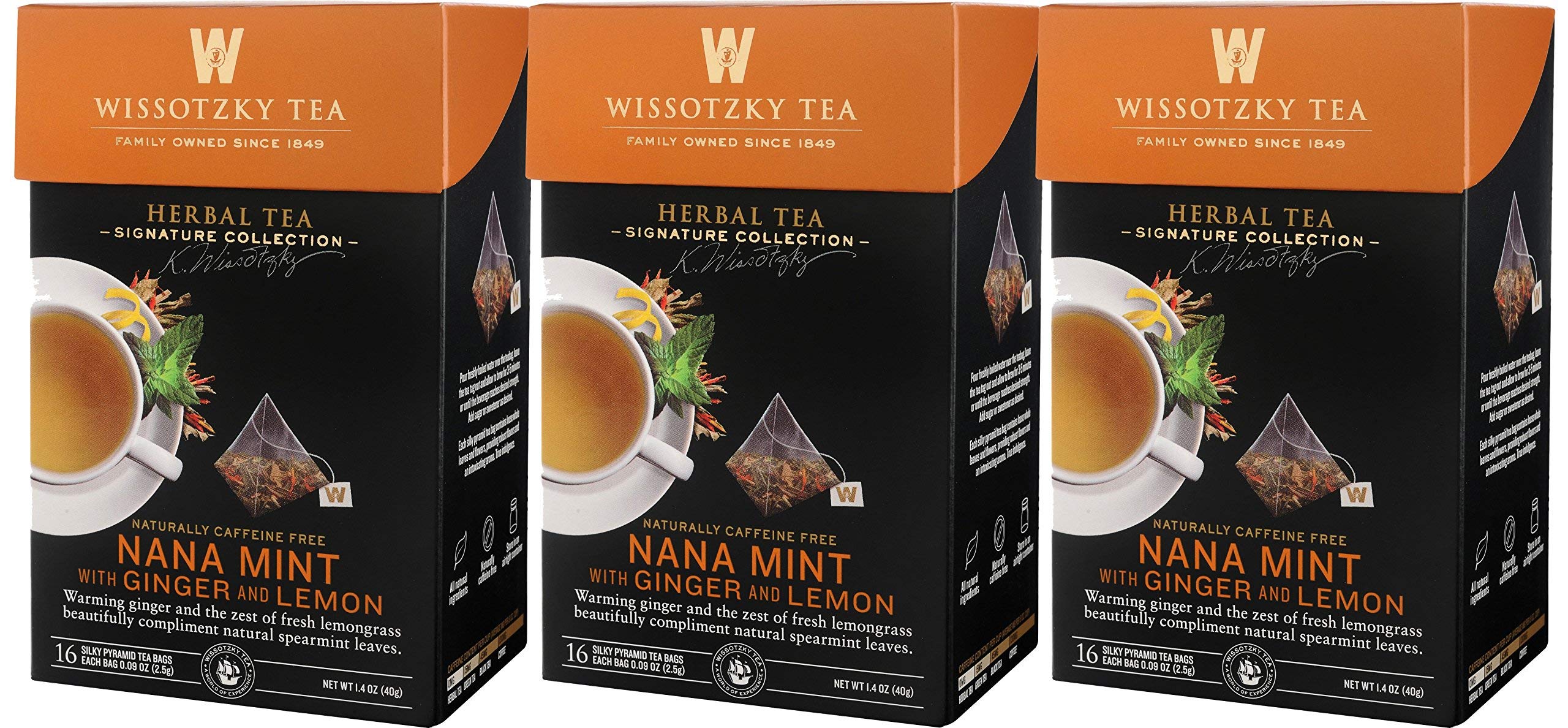 みんとてぃー Wissotzky the Signature Collection Tea, Nana Mint with Ginger And