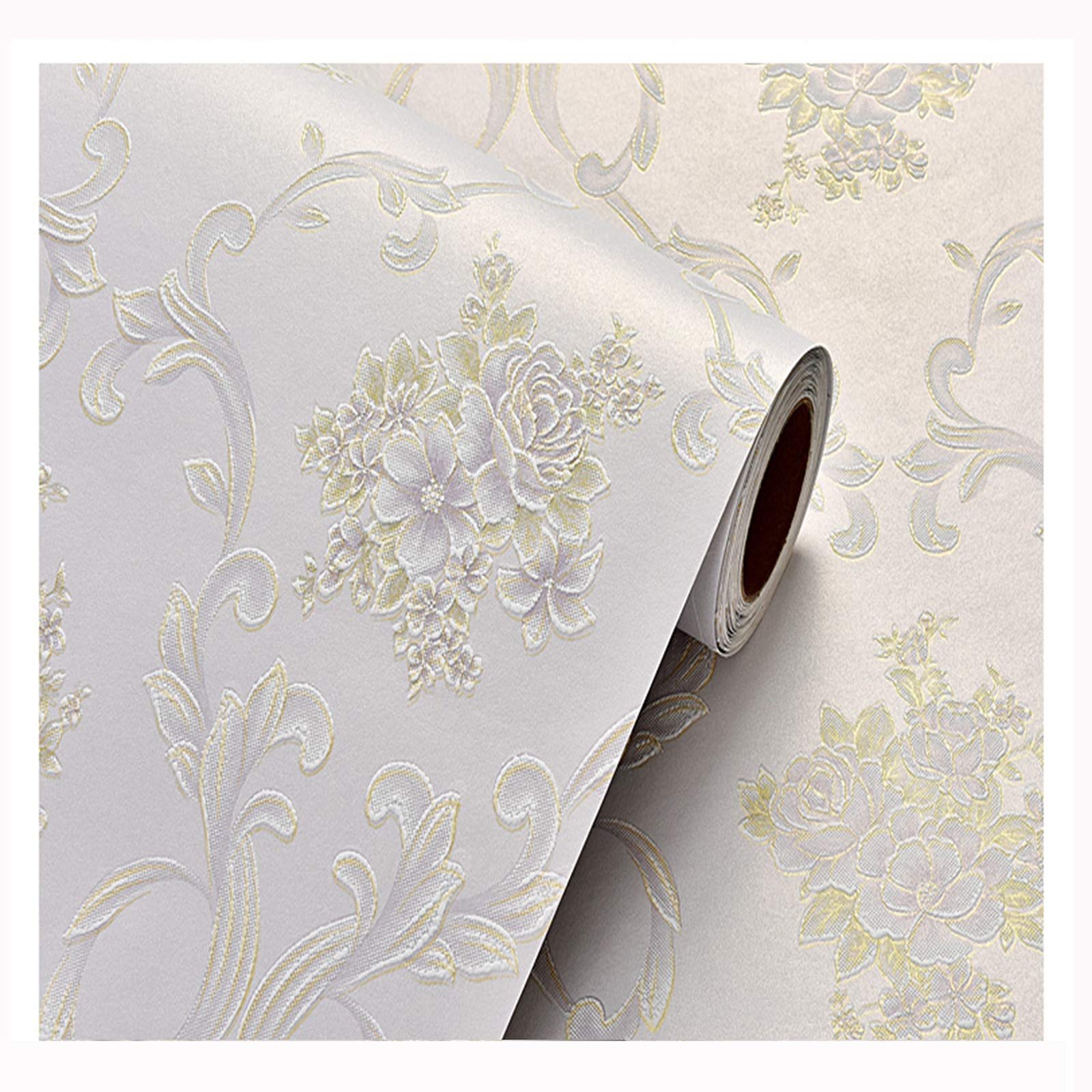 Papier peint pastoral intissé floral pour transformer l'ambiance de votre chambre à coucher