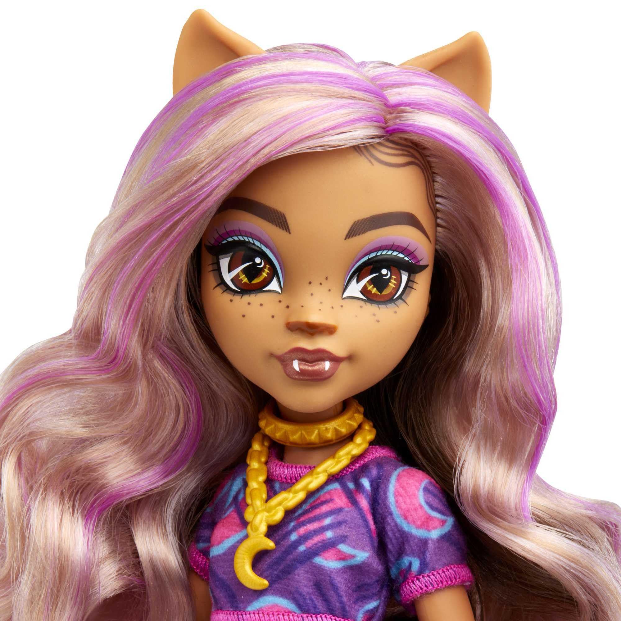 Monster High Clawdeen Doll Features 10+ Flexible Joints for Girls Ages 4 and Up