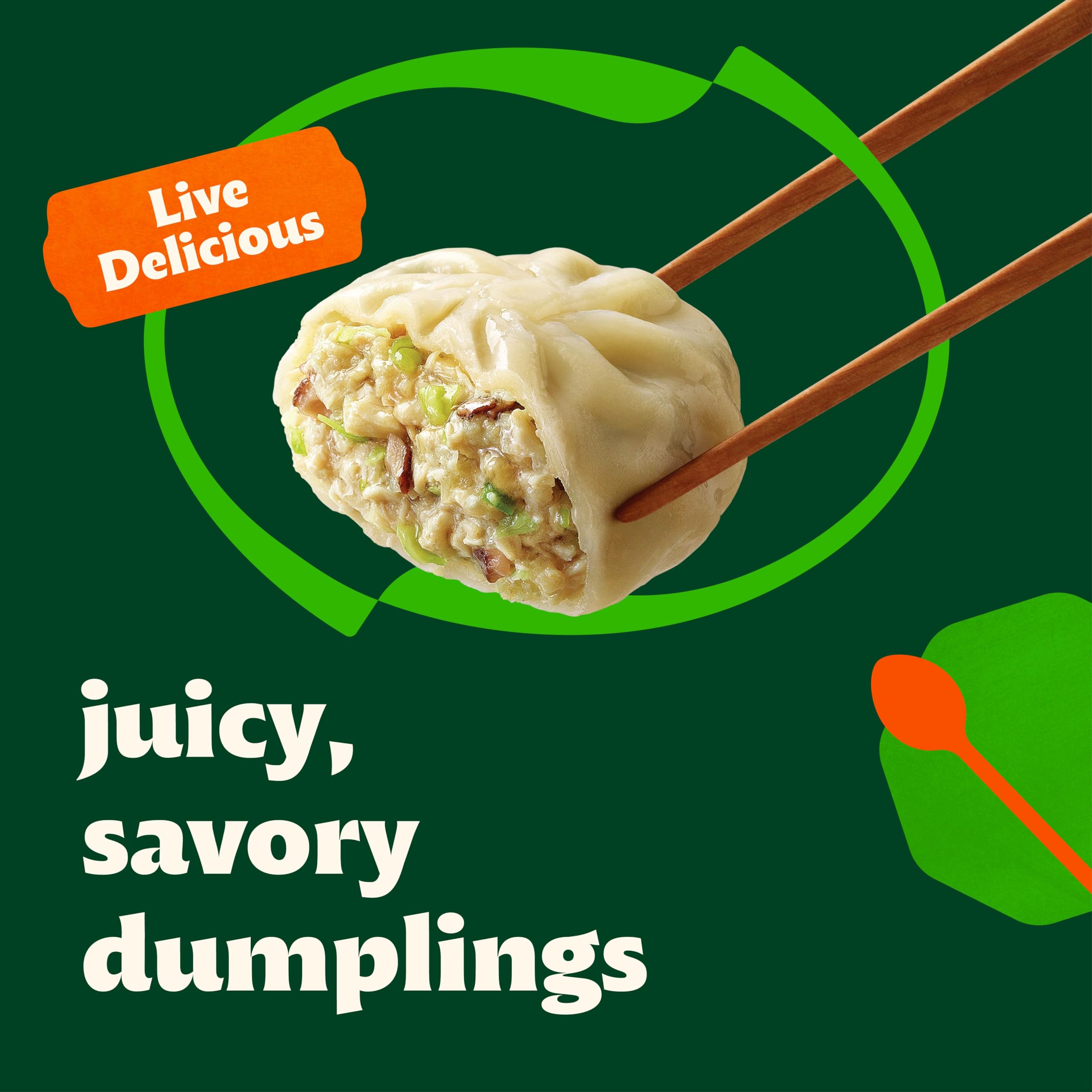 Bibigo Chicken and Vegetable Steamed Dumplings 6 Oz — view 5