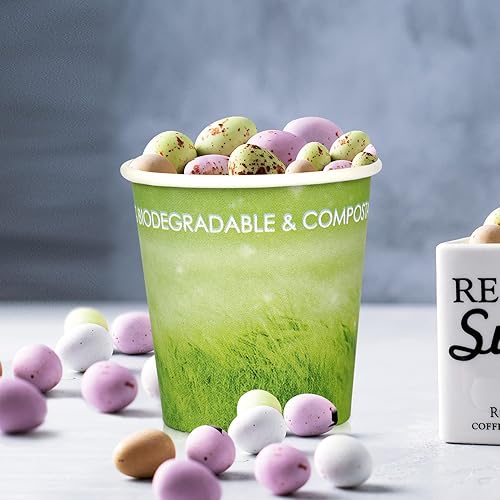 Miniatura 3 de Yes!Fresh Vasos de papel desechables de 4 onzas para bebidas calientes, ecológicos, mini vasos de papel para fiestas, pícnics, barbacoas, viajes y