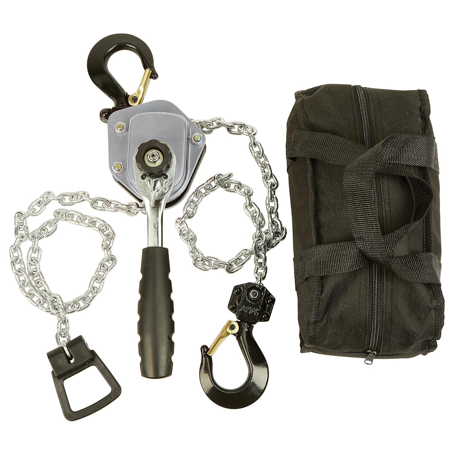 Strongway Mini Lever Chain Hoist, 1650-Lb. Capacity, 5ft. Lift, Model# VD750KG1.5M