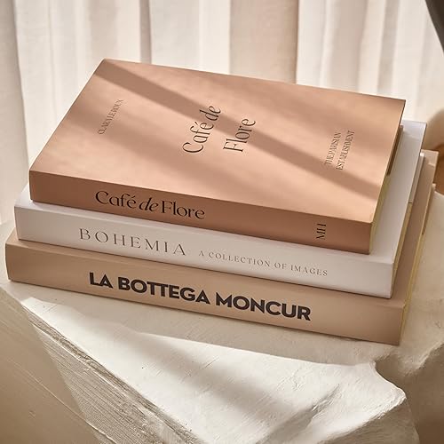 Moncur Home Faux Books for Decoration Coffee Table Books set