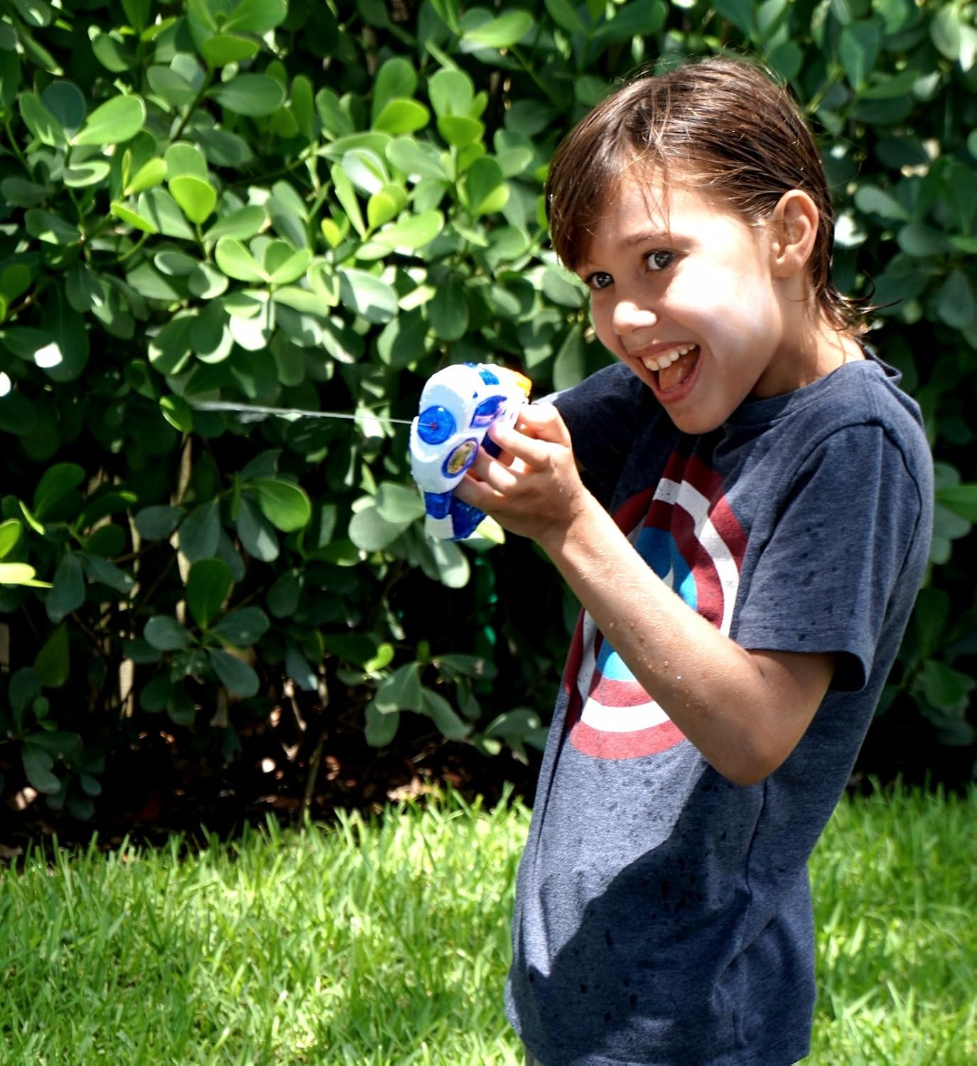 JA-RU Power Shot Water Gun (4 Guns) Aqua Blast | Item #258-2