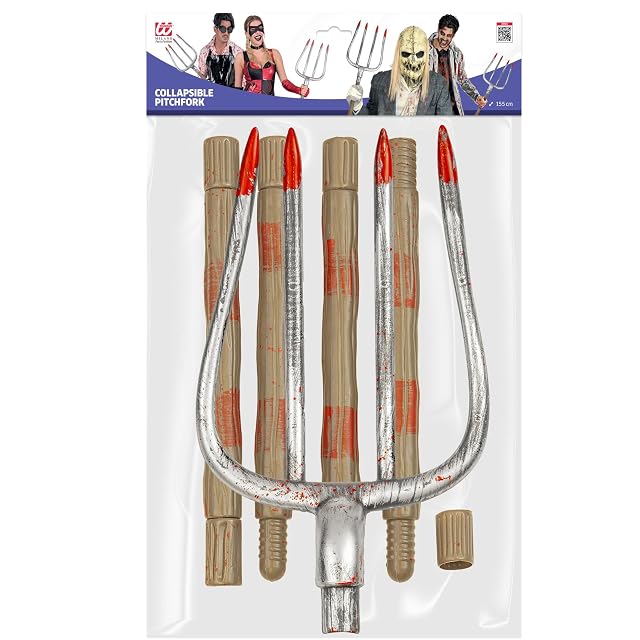 Foto 2 de 5 de W WIDMANN MILANO Party Fashion - Horca sangrienta, 155 cm, accesorio para disfraces de diablo, psicópata