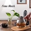 Yoassi Tea Infuser, 304 Stainless Steel Tea Filter Strainer with Lid and Double Handles Perfect for Hanging on Teapots, Mugs, Cups to steep Loose Leaf Tea and Coffee