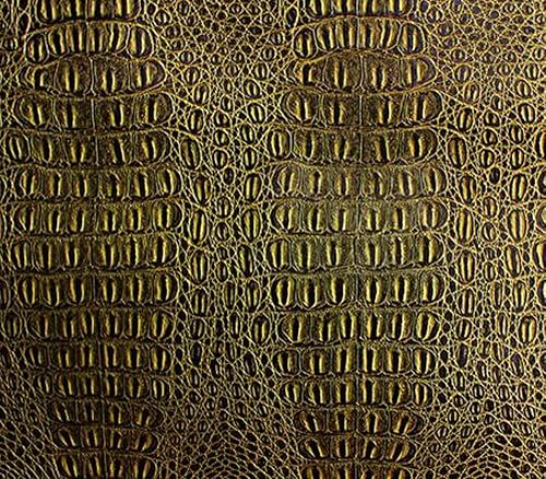 Miniatura 8 de Tela de vinilo Crocodile Gator Tapicería de piel sintética de 54 pulgadas de ancho vendido por The Yard (borgoña metálico)