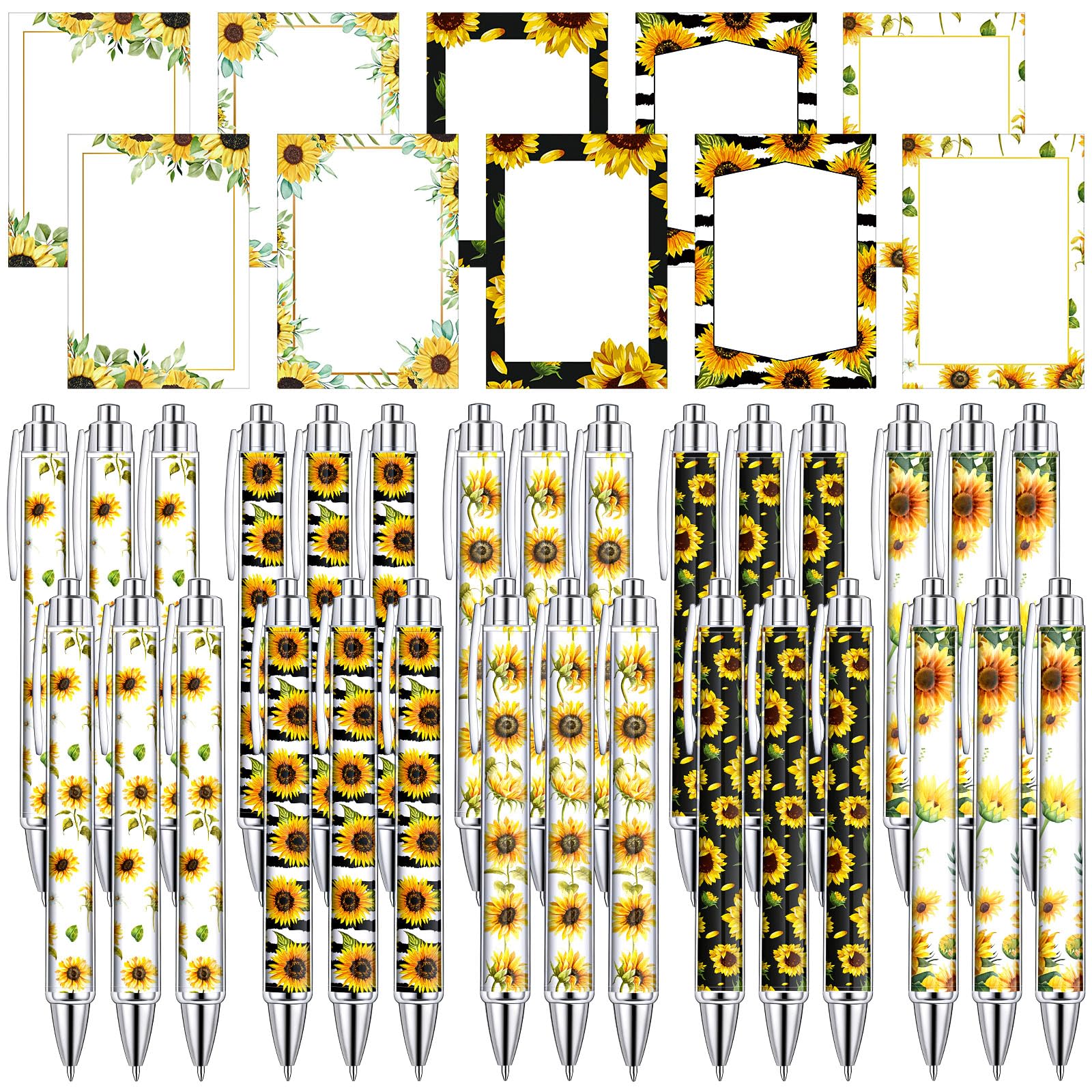 Blocs-notes avec stylos à bille pour optimiser le bureau - 7