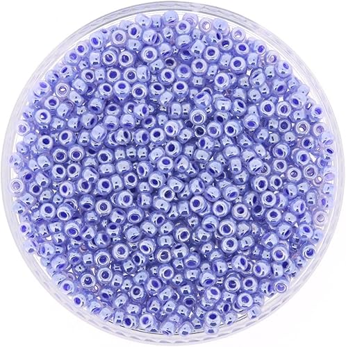 Miniatura 5 de Miyuki Granos redondos de semillas de Rocaille Tamaño 8/0 Lila Ceilán Tubo de 0.78 oz