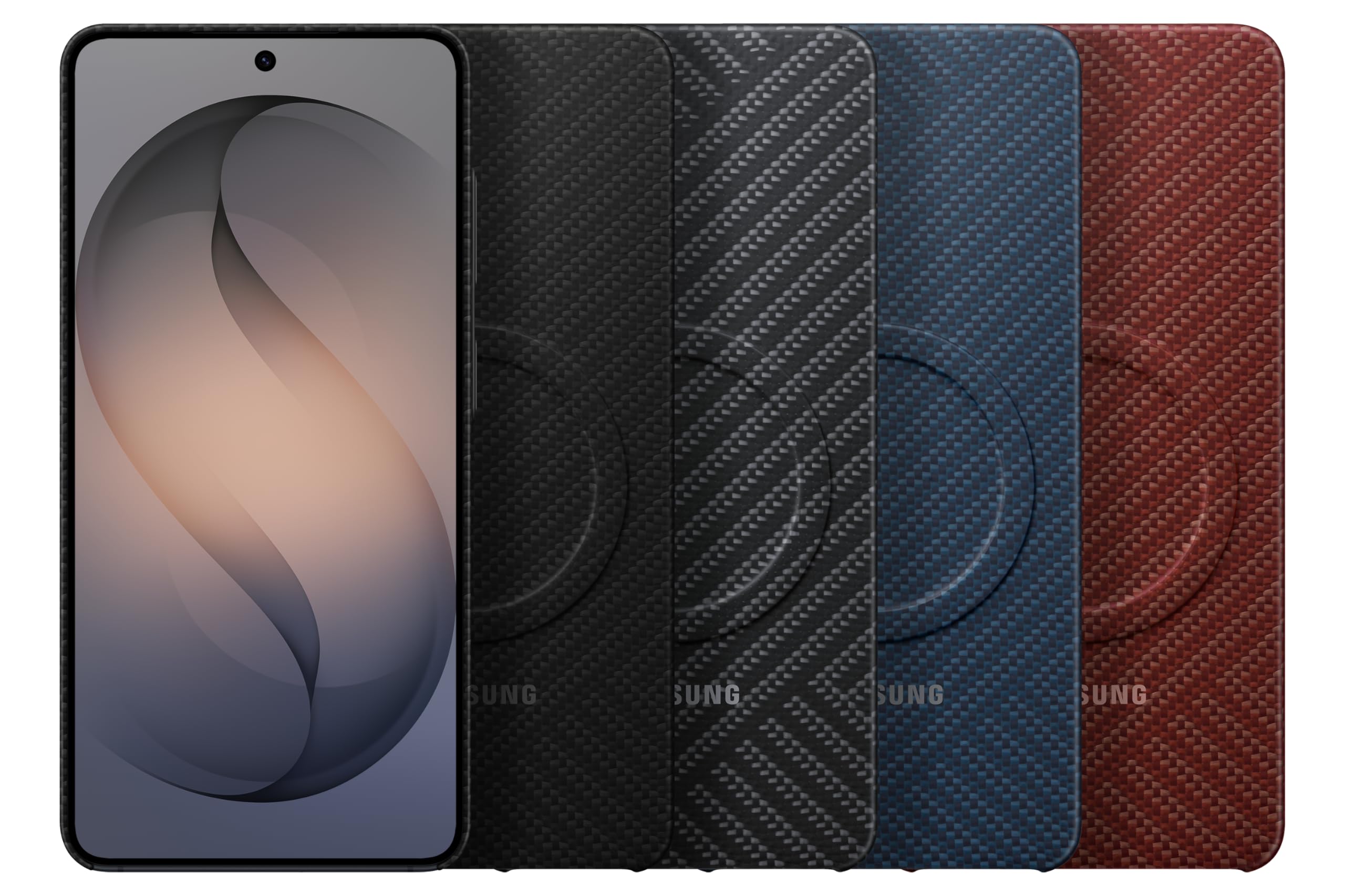Samsung Funda magnética de Carbono para Galaxy S26, Color Gris Oscuro