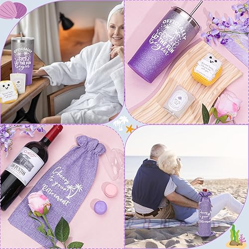 Miniatura 4 de Elysirise Regalo de jubilación para mujer, regalos de jubilación para mujeres 2024, regalos de feliz jubilación para compañeros de trabajo, amigos,