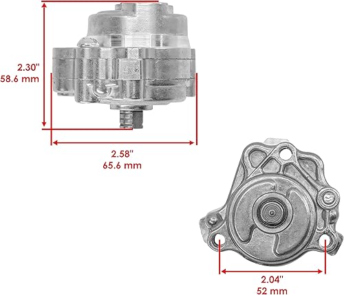 Miniatura 2 de Caltric Bomba de aceite compatible con Yamaha Raptor 660R 660 R Yfm660R Yfm660 R 2001 2002 2003 2004 2005