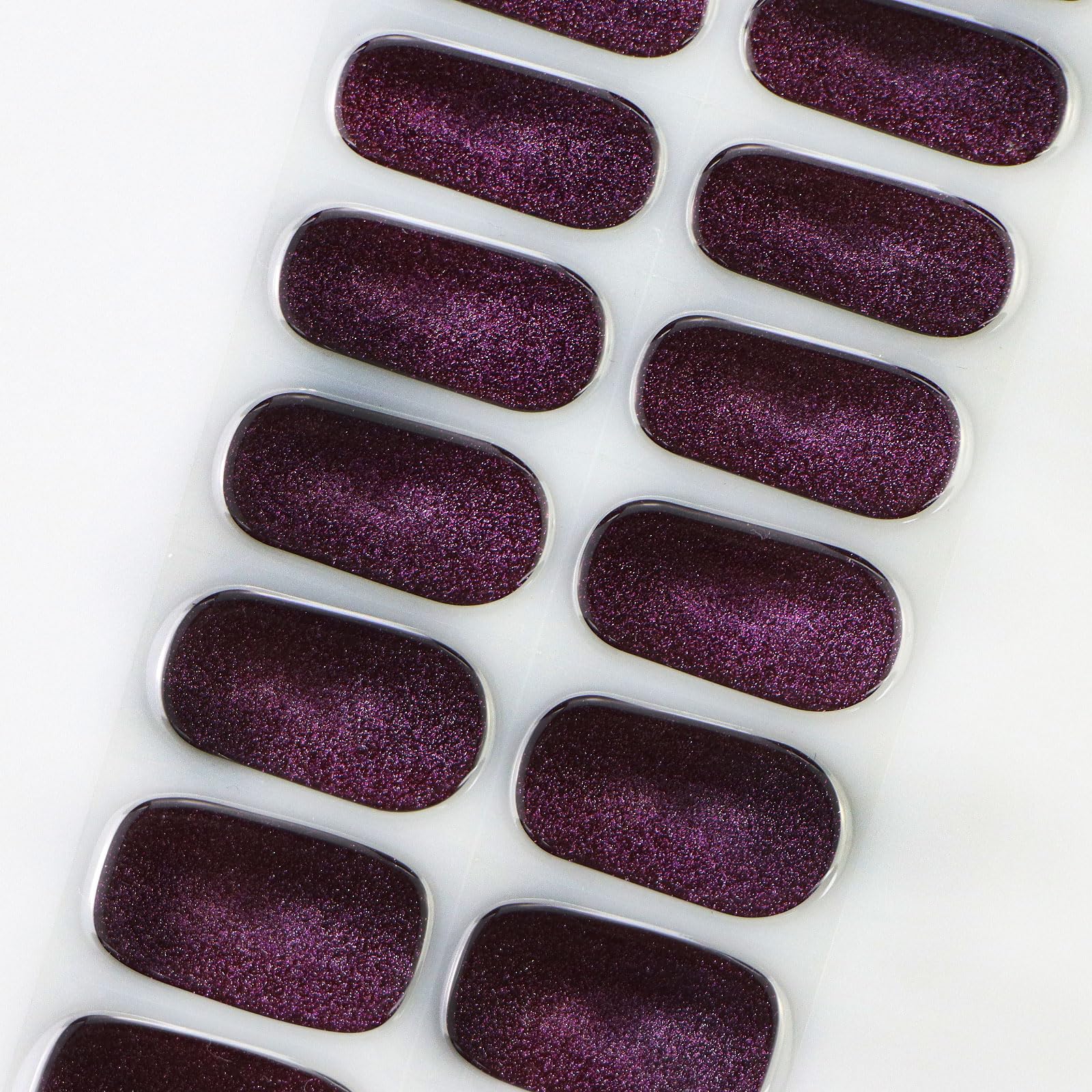 JMEOWIO Kocie oko folia do paznokci UV Żel Nail Art naklejka naklejka na paznokcie samoklejąca dekoracja paznokci