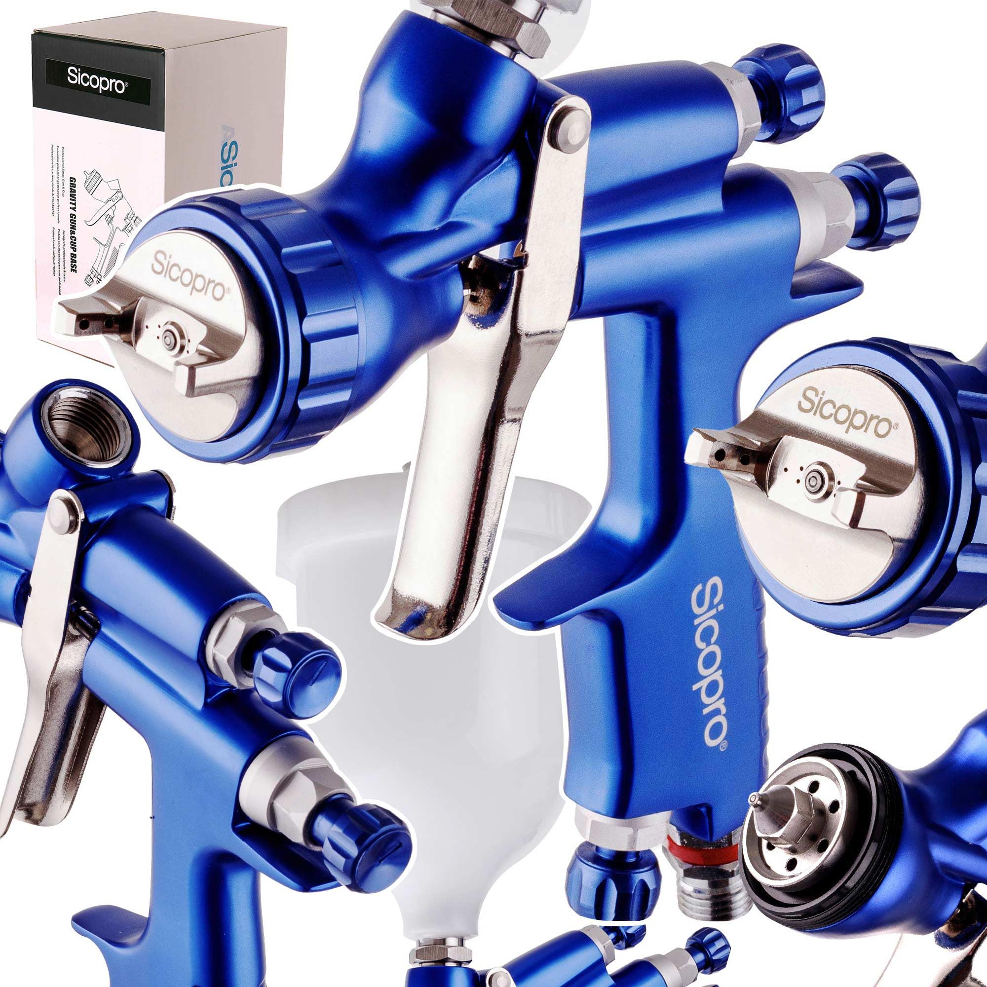 Profesjonalny Pistolet Lakierniczy HVLP 1,3mm SICO PRO 600ml