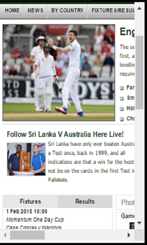 News about the cricket world - App on Amazon Appstore