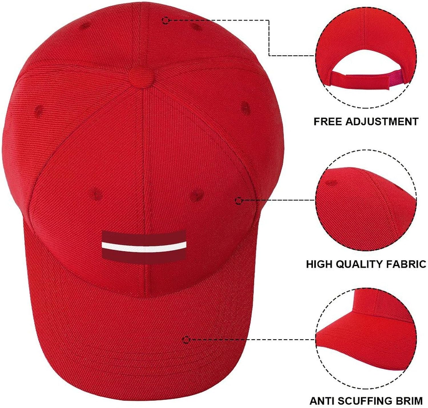 Children Latvia Flag Baseball Cap,Boys Girls Sports Outdoor Travel hat,Snapback Trucker Sun Protection hat