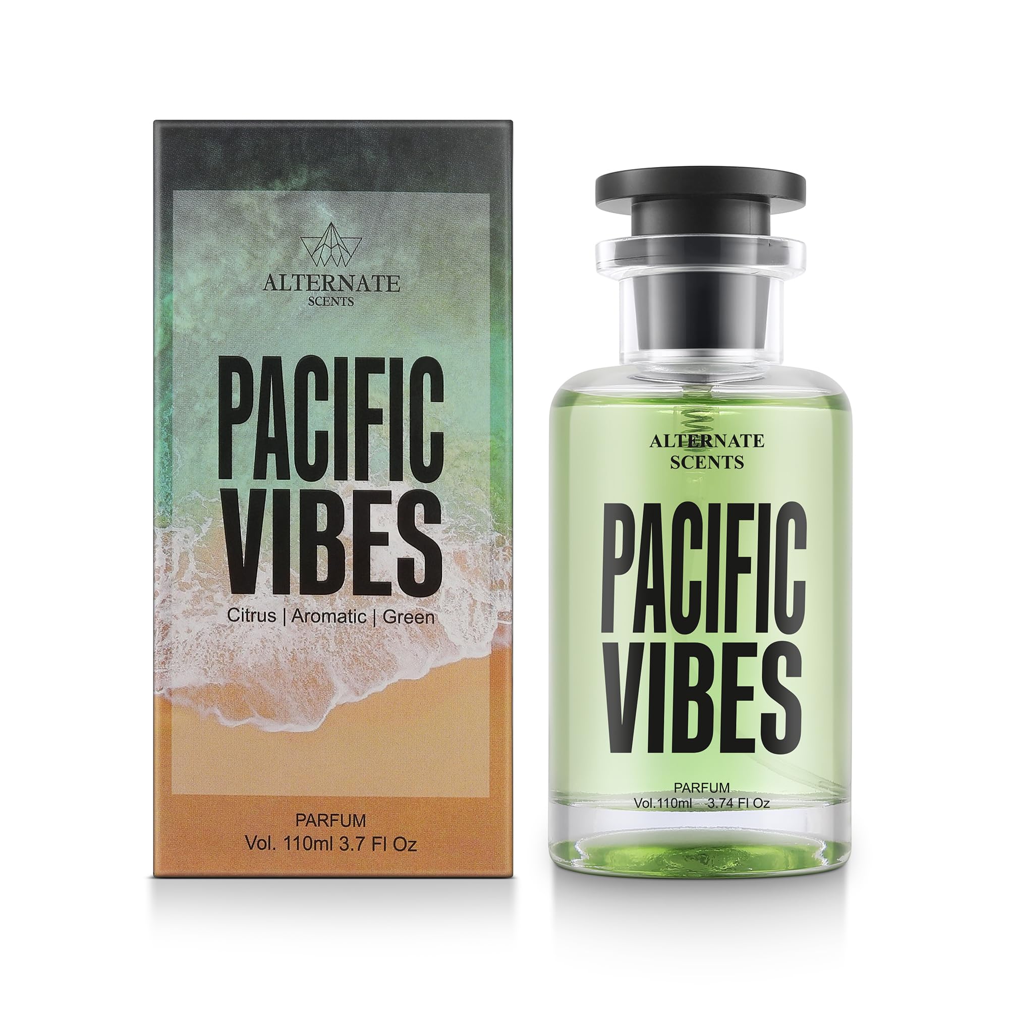 Alternate Scents Pacific Vibes Perfume for Men | 110ml Long Lasting Eau de Parfum | Fresh Citrus Woody Fragrance | Luxury Men's Perfume for Office, Gym, Travel & Everyday Wear-image-18