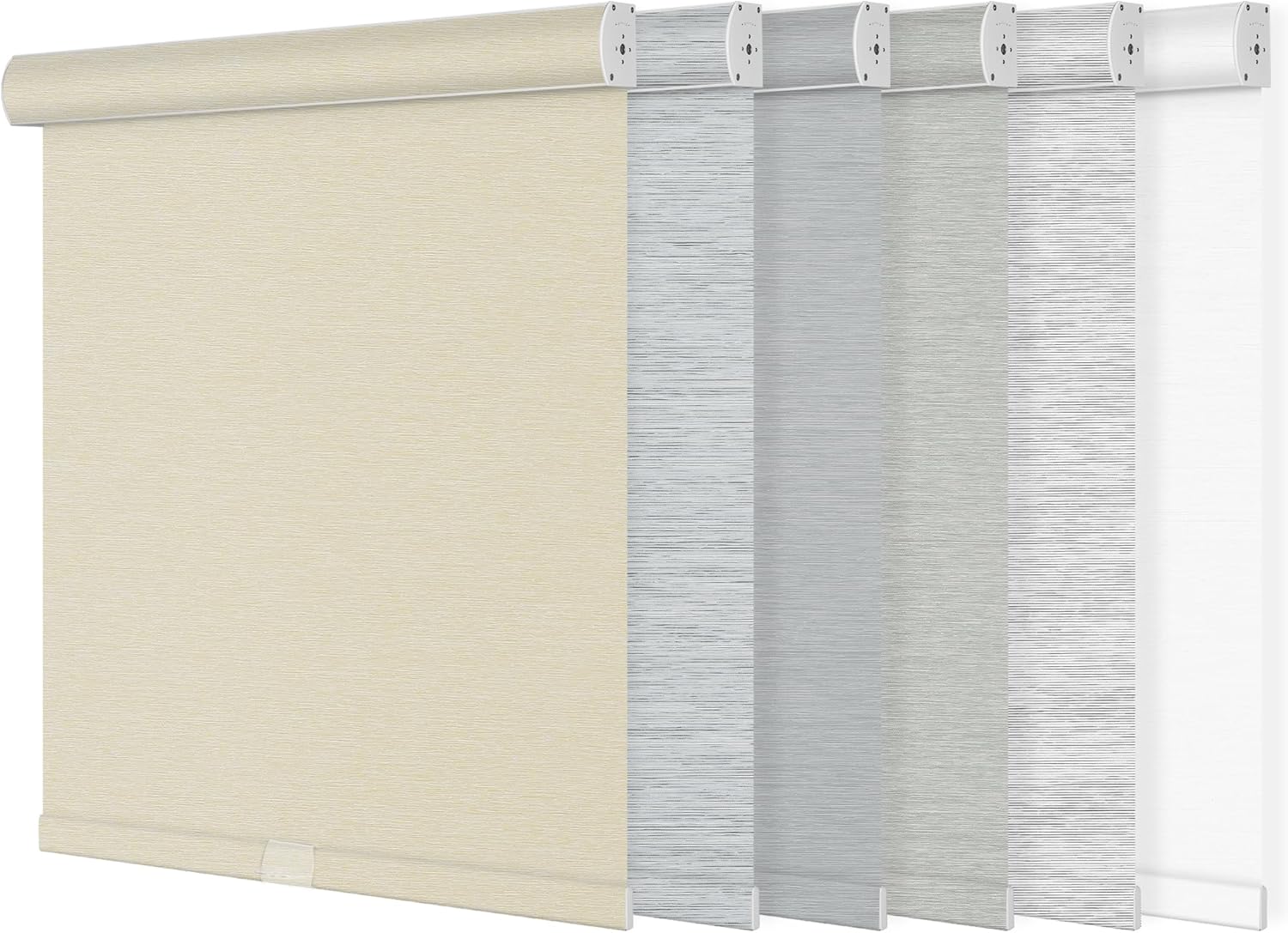 BERISSA 100 Blackout Roller Shades Cordless Jacquard
