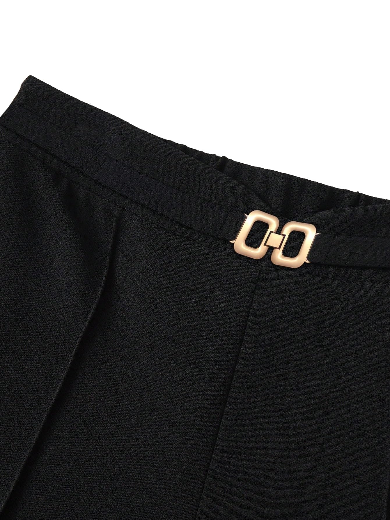 SweatyRocks Pantaloni da donna eleganti pantaloni a gamba larga pantaloni da donna con elastico in vita, pantaloni pieghevoli, alla moda autunnale, per il tempo libero