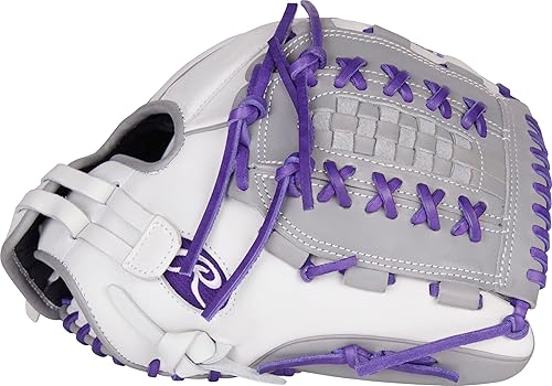 Miniatura 40 de Rawlings Guantes de sóftbol Liberty Advanced COLORSYNC Series Fastpitch Tamaños 11.75 a 13 pulgadas Múltiples estilos Gris