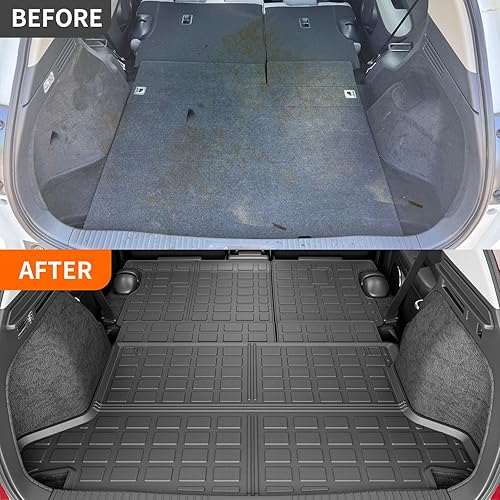 Miniatura 9 de powoq Revestimiento de carga compatible con Honda HRV 2023-2025, alfombrilla de respaldo de elastómero termoplástico, repuesto para accesorios Honda