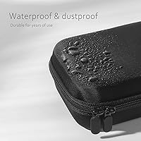 Vista 3 de Hard Shell Travel Case Compatible with HORI Split Pad Compact - Carrying Case for Oversized Grip/Controllers + Nintendo Switch/Oled Console