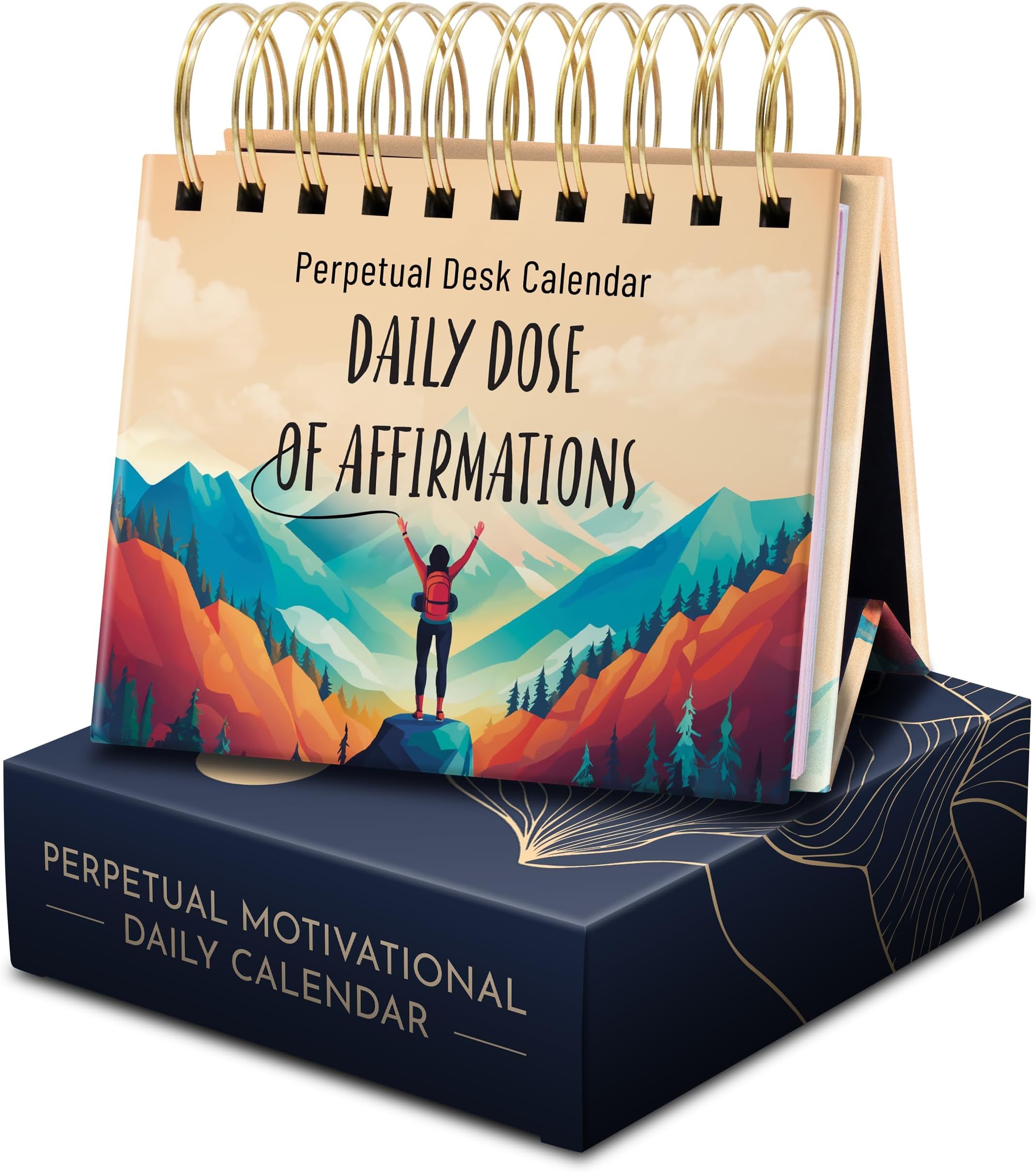 Daily Affirmation Calendar - Motivational Desk Calendar with Daily Affirmations for Women - Positive Affirmations, Inspirational Gifts for Women, Office Desk Decor for Women, Office Gifts