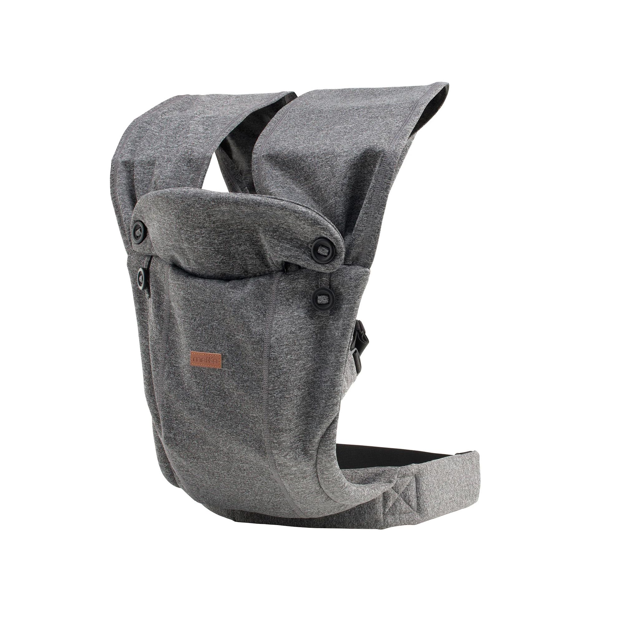 MAÏKA Porte-bébé souple | dès la naissance et jusqu'à 15 kg | position ventral et dorsal | souplesse et proximité de l'écharpe et practicité du porte-bébé 2-en-1 | bretelles larges | tissu extensible
