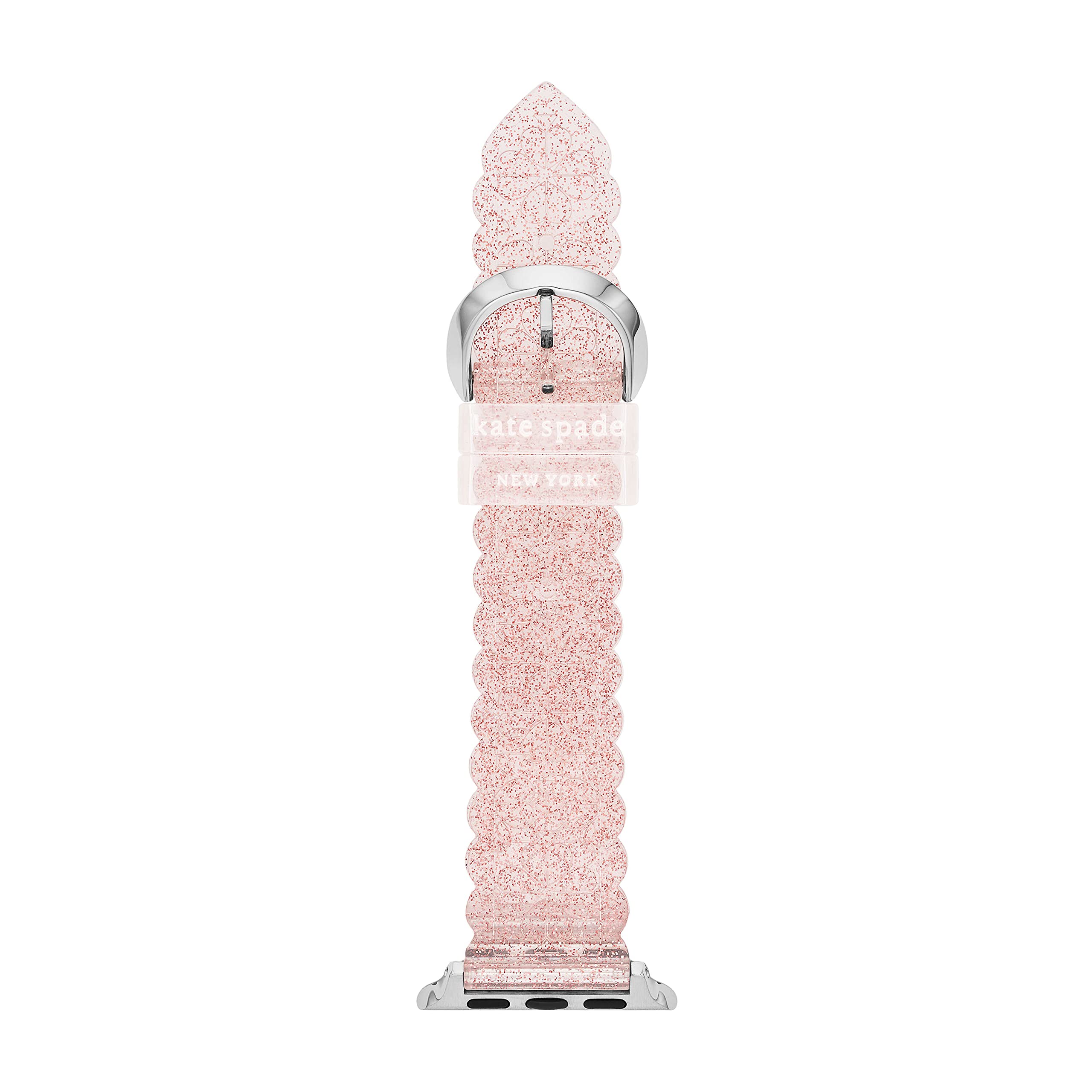 Amazon.co.jp: kate spade new york ピンクグリッタージェリー Apple 