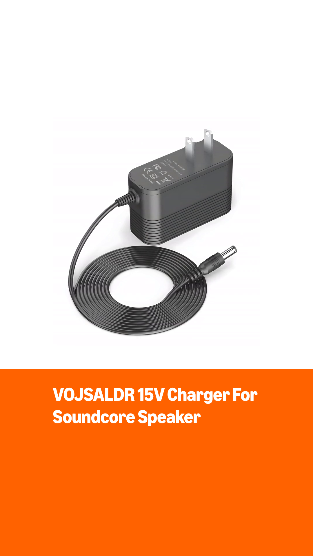 Amazon.com: 15V Charger for Soundcore Portable Speaker Replacement