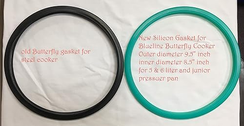 Junta de cocina de mariposa para acero inoxidable BlueLine para sartén de 5 litros y 3,5 litros