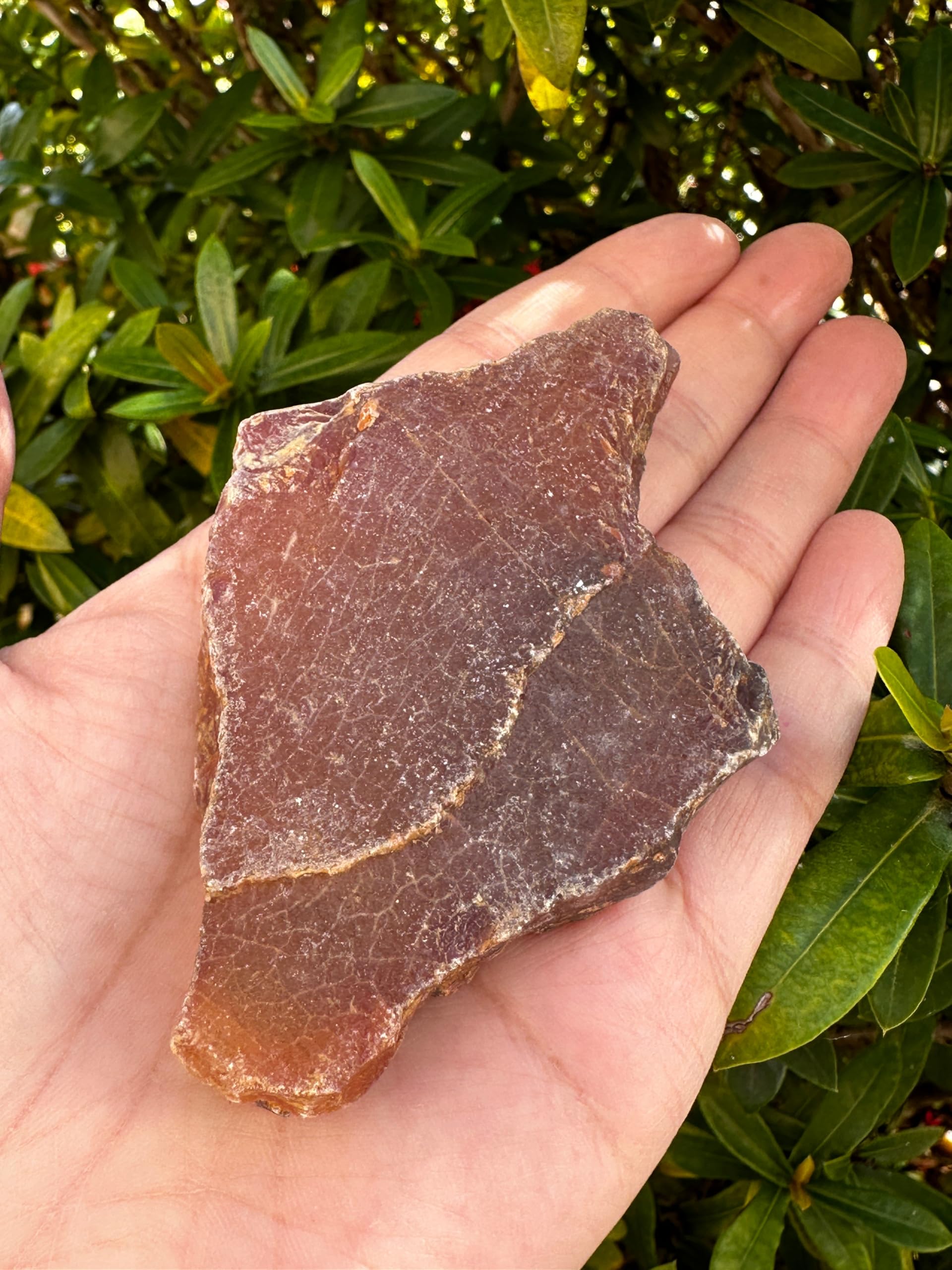 GAF TREASURES Corniola grezza grande, pietra corniola naturale, corniola grezza naturale, corniola grezza (corniola, 1 pezzo)