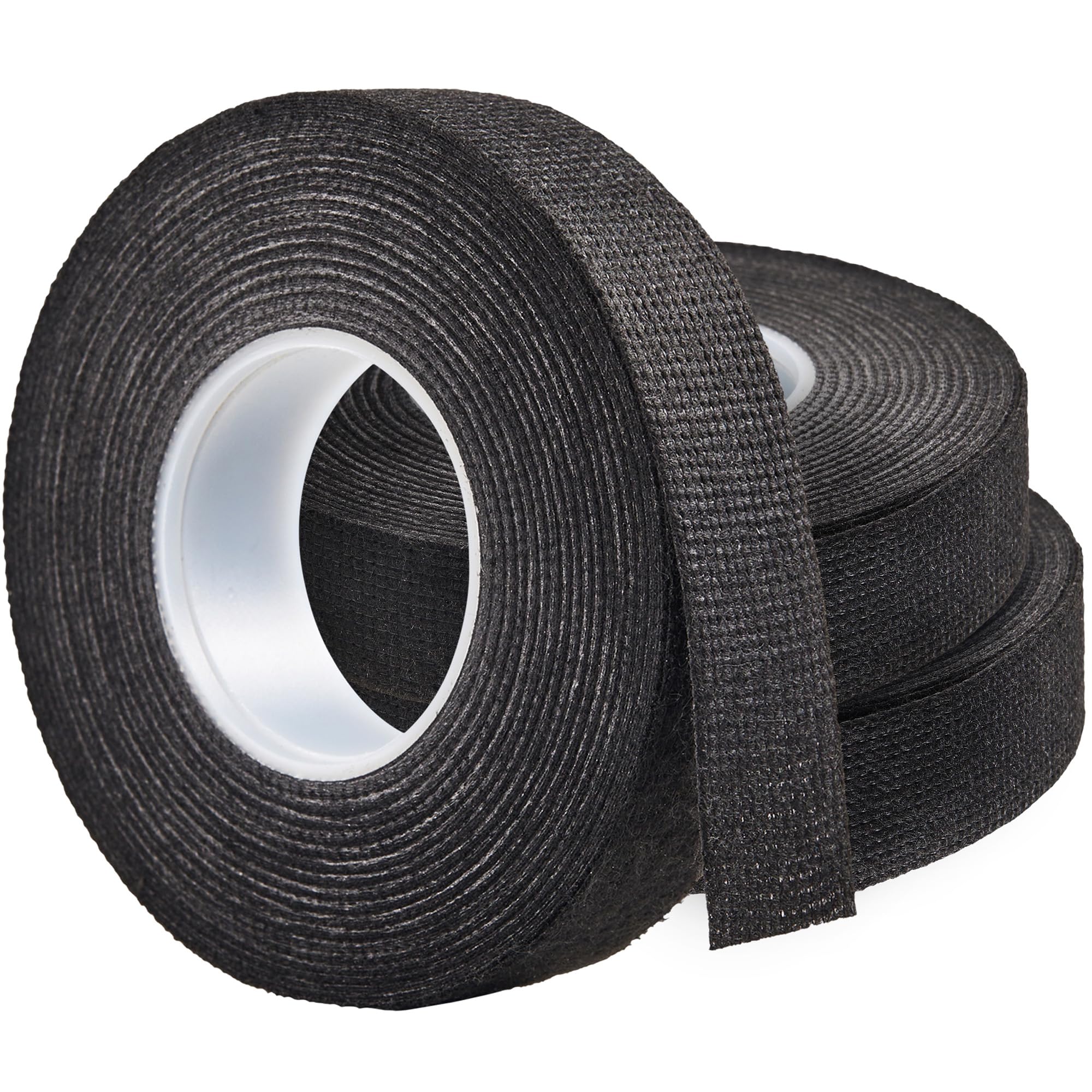 Wire Harness Cloth Electrical Tape, 3/4 Inch x 50 FT (3 Rolls), Automotive Wire Loom Heat Wrap Tape - Fabric Felt Cloth Wiring Harness Tapes, Heat