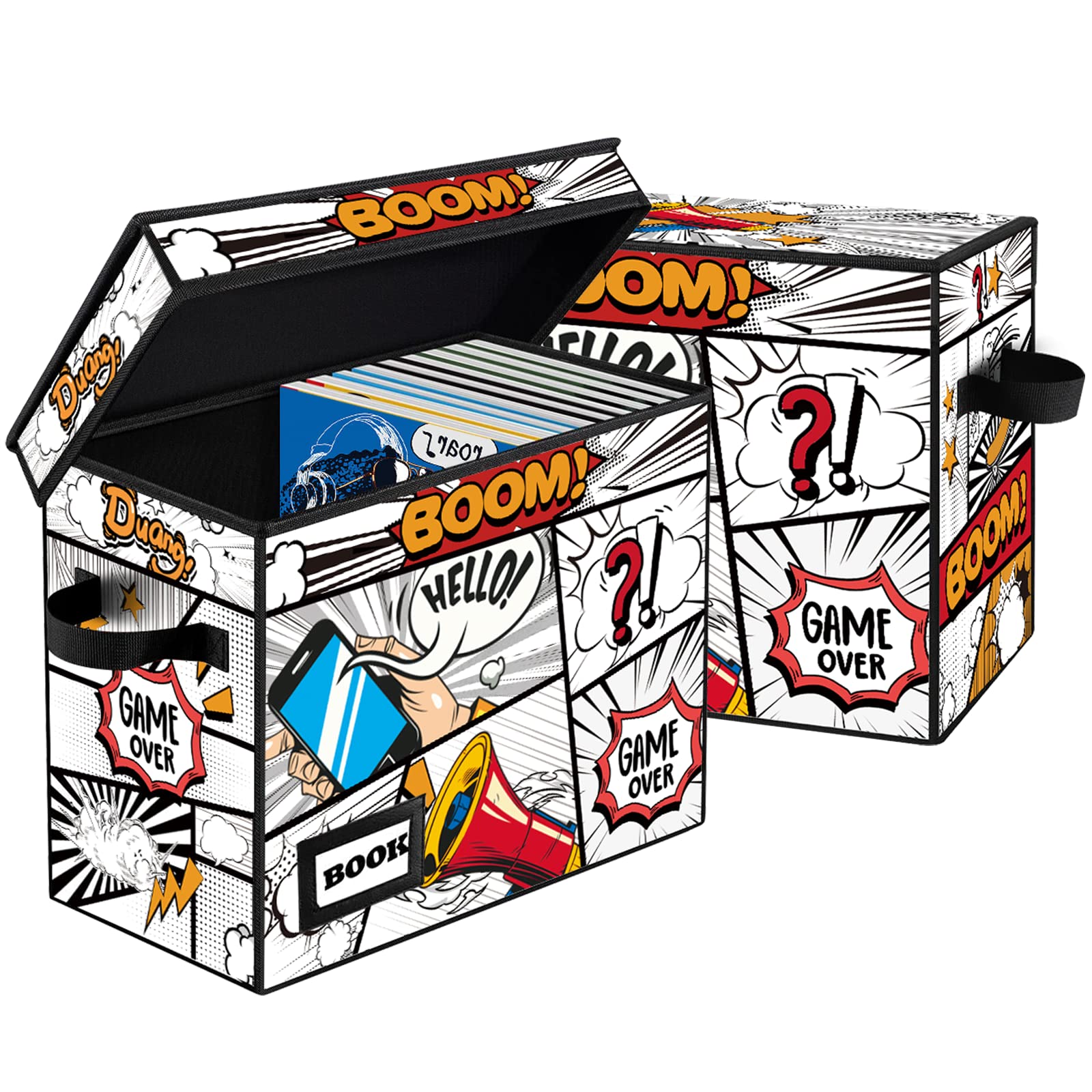 Amazon.com: YNSZAS 2 Pack Comic Book Storage Box, Collection Comic